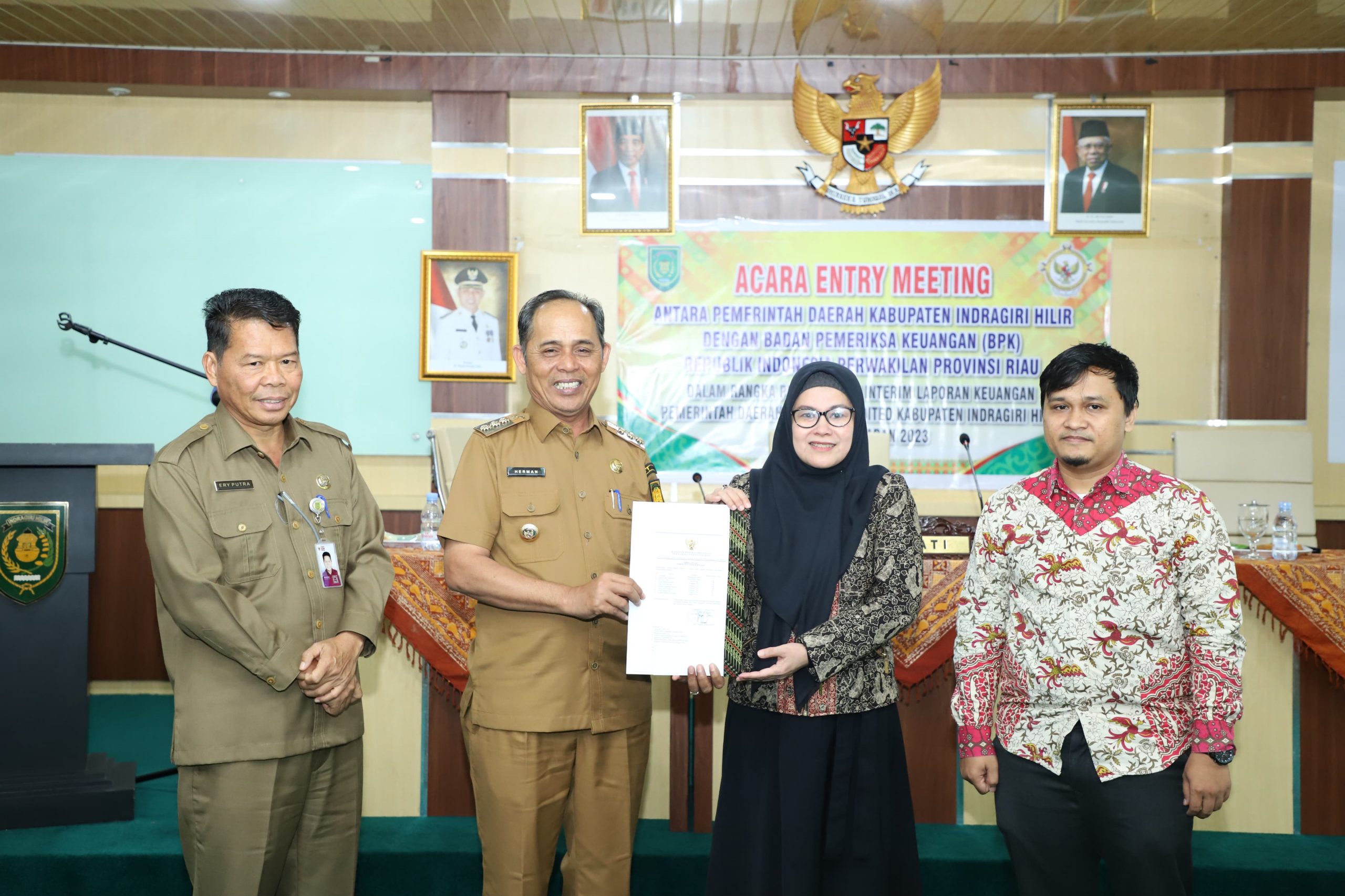 Hadiri Entry Meeting Bersama Tim Pemeriksa BPK RI Perwakilan Prov. Riau ...