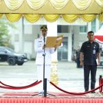 Wakil Bupati Inhil, Yuliantini Pimpin Upacara Hari Lahir Pancasila