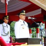 Jadi Irup Upacara HUT Kemerdekaan RI Ke-81 Di Lingkungan Pemkab Inhil, Bupati H. Herman Berharap Indonesia Semakin Maju & Sejahtera