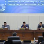 Sekda Inhil Hadiri Paripurna ke-15, Masa Persidangan VI Ditutup dan Persidangan VII Dibuka