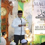 Plh Bupati Inhil Diwakili Asisten II Hadiri Peringatan Maulid Nabi di Masjid Ad-Da’wah Kampung Jawa