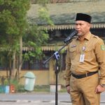 Plh Bupati Inhil Tekankan Kewaspadaan Karhutla dan Disiplin ASN dalam Apel Gabungan