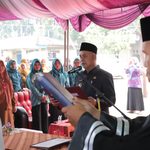 Bupati Herman Resmikan Anggota BPD Empat Desa di Kempas, Tekankan Integritas dan Sinergitas.