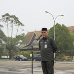 Pimpin Apel Gabungan Senin Pagi, Sekda Inhil Ingatkan Kedisiplinan ASN
