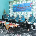 Ketua TP PKK Inhil Monitoring 10 Program Pokok PKK di Kecamatan Mandah