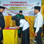 Bupati Inhil H. Herman Resmi Kukuhkan Anggota BPD Tiga Desa di Kecamatan Mandah Masa Bhakti 2026-2034