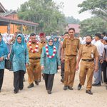Ketua TP PKK Inhil Ajak Pelajar SMAN 1 Tempuling Biasakan Konsumsi Pangan B2SA Sejak Dini