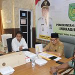 Pemkab Inhil Ikuti Rakor Pengendalian Inflasi Daerah dan Penandatanganan SE Bersama Mendagri-Mentan