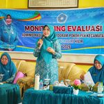 Dukung Program Pemerintah Hingga Desa, Ketua TP PKK Inhil Hj. Katerina Susanti Monev 10 Program Pokok PKK di Kemuning