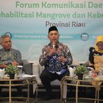 Hadir pada Rapat Forum Komunikasi Daerah Rehabilitasi Mangrove dan berkelanjutan Provinsi ” Bupati Inhil Paparkan Mangrove di Inhil “